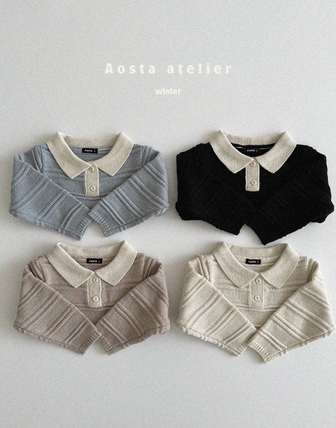 Knit collar T