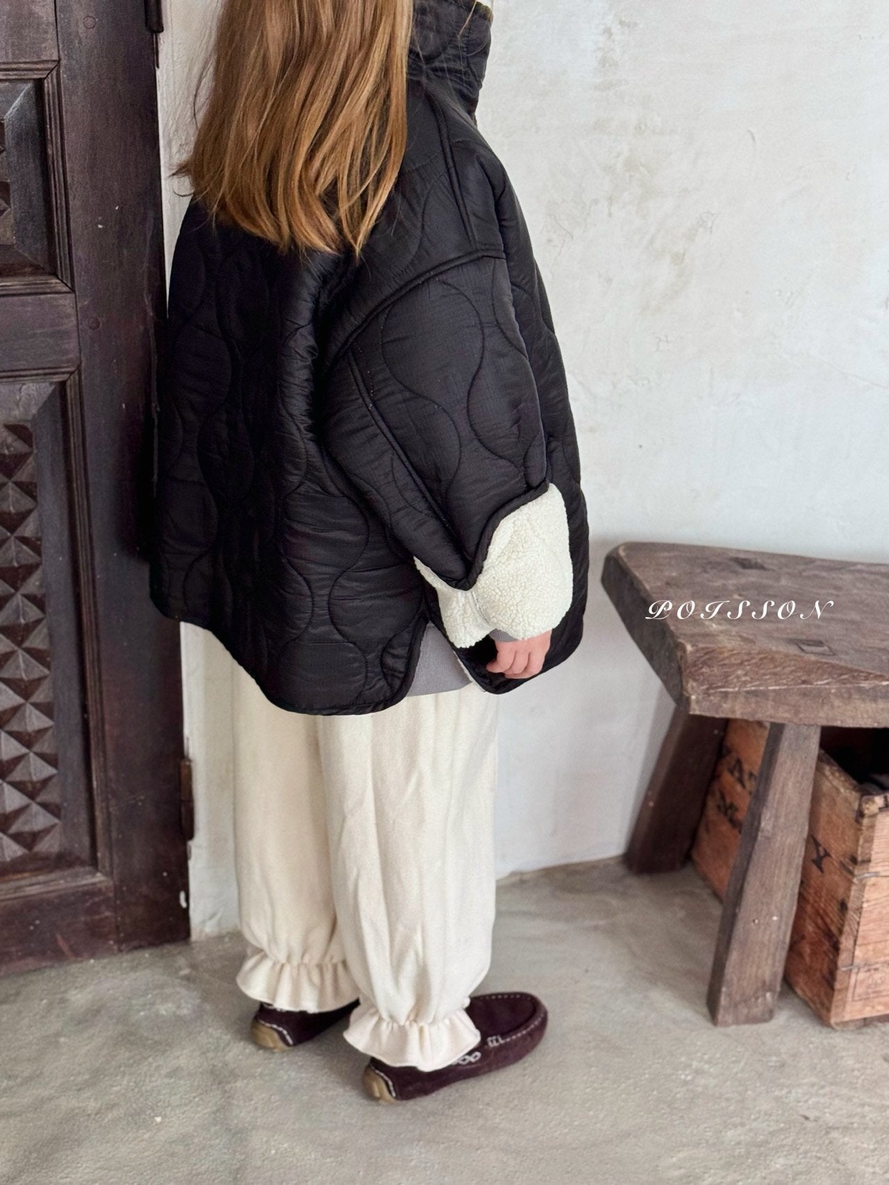 Petit frill jogger pants