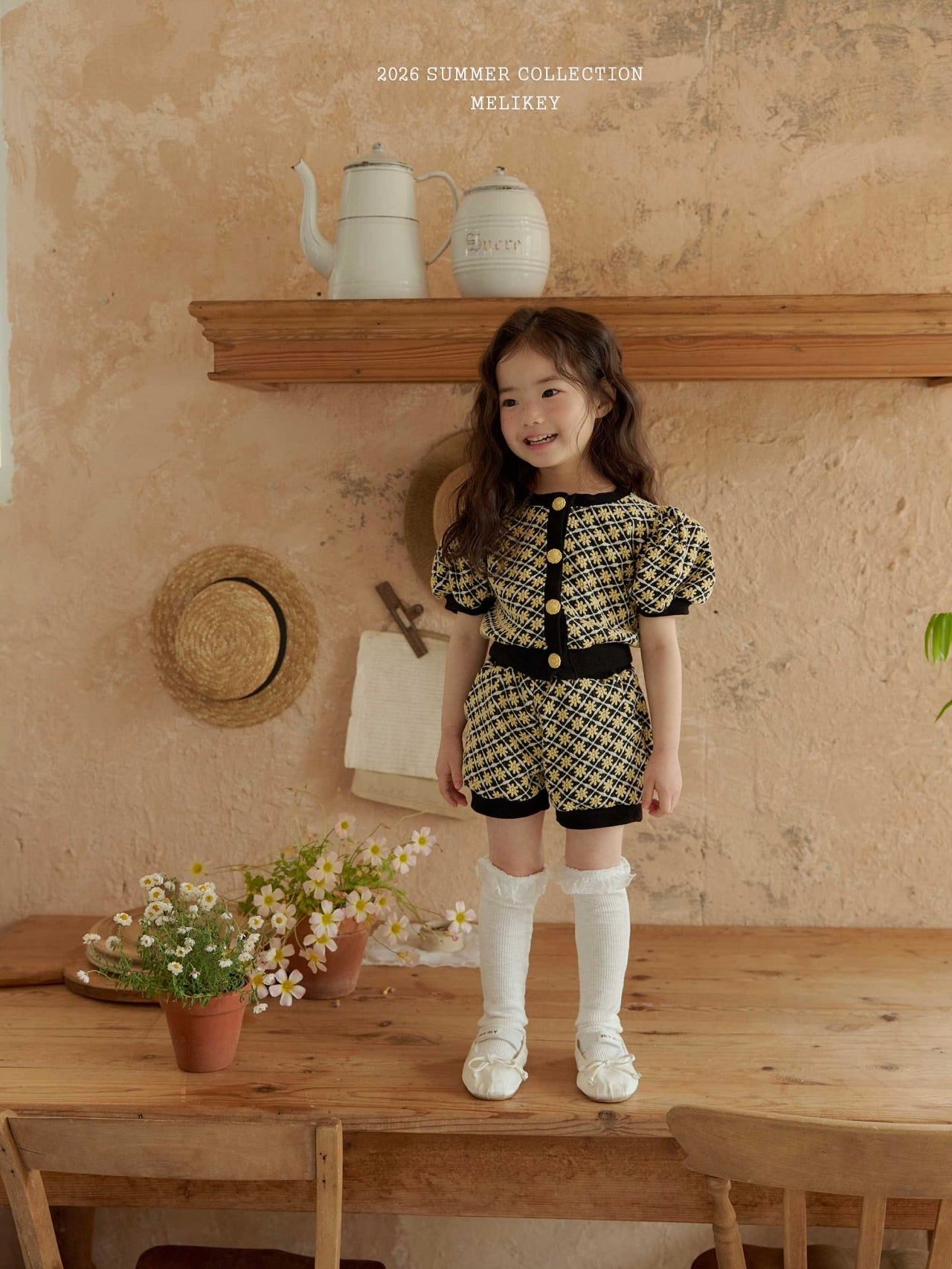 Rika flower puff cardigan