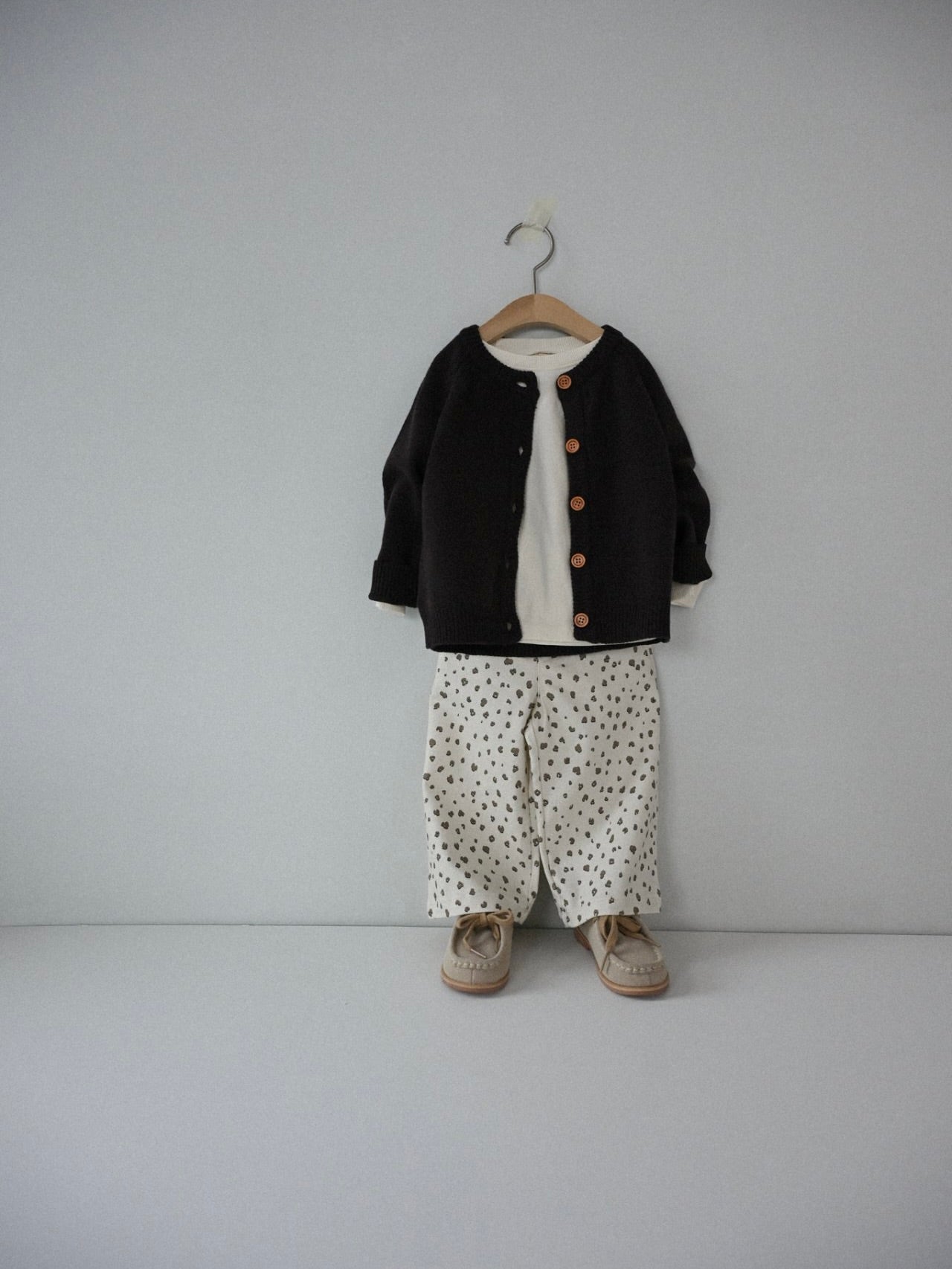 Patterned straight pants