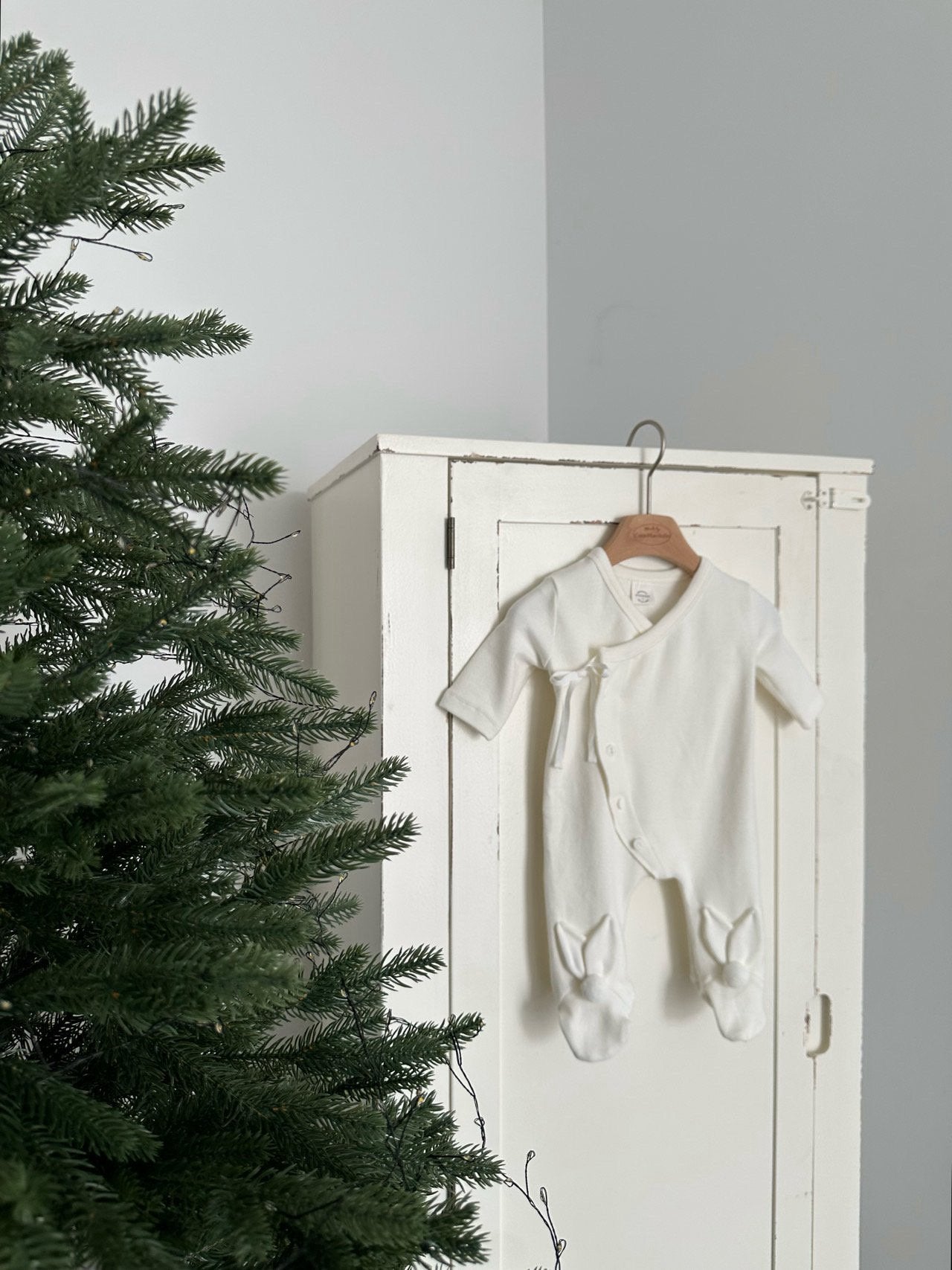 Bunny footed rompers