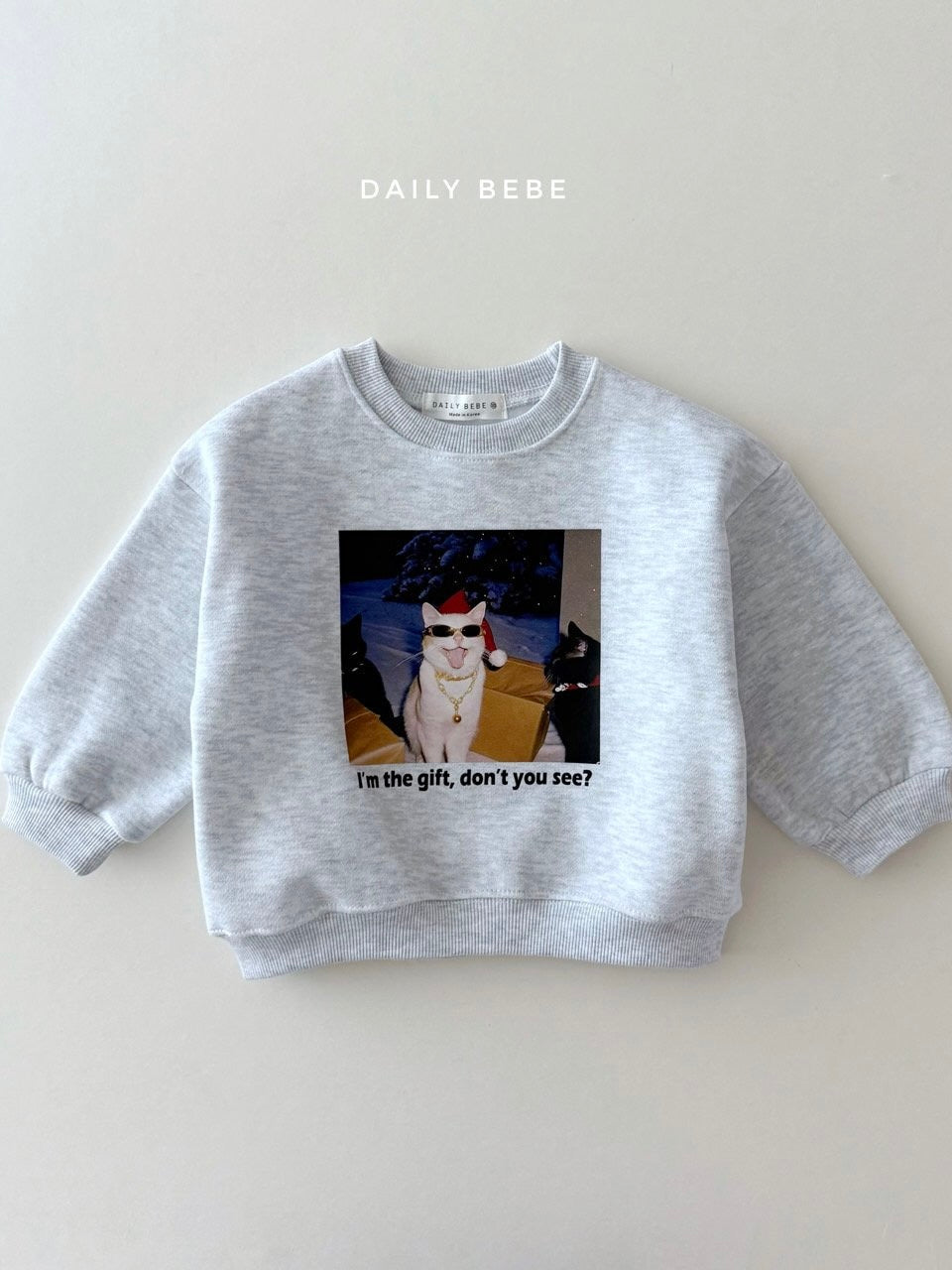 Santa cat sweatshirt (kids and adults)