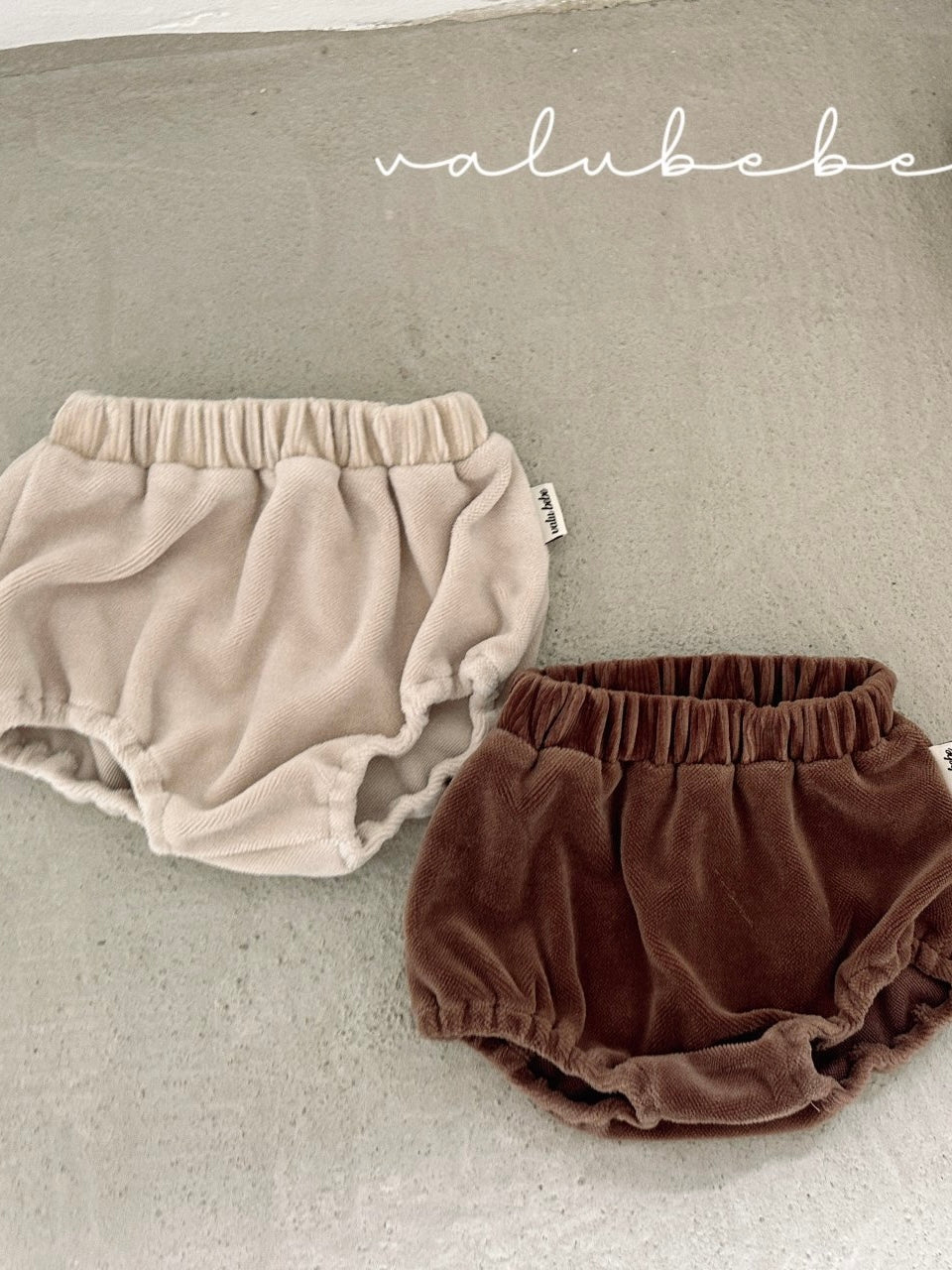 Fluffy velour bloomer (baby)