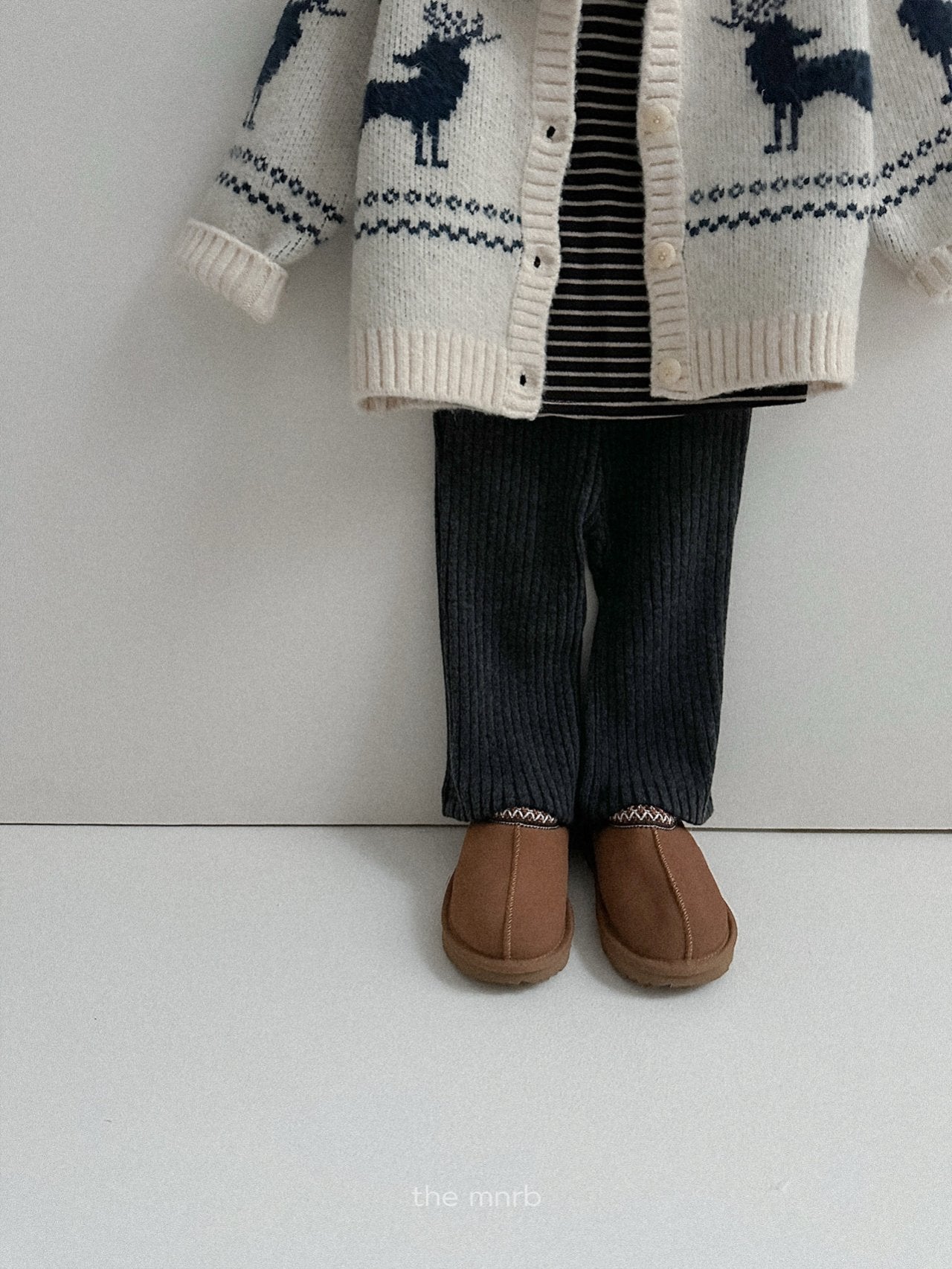 Aloe ribbed bootcut pants