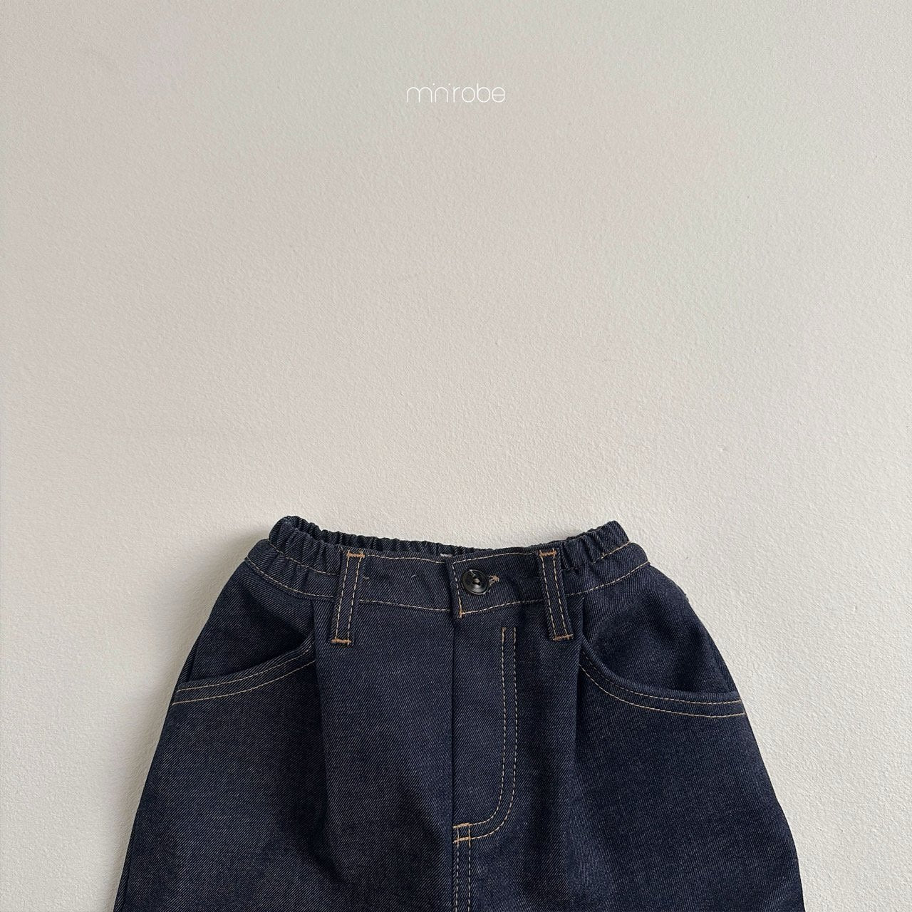 Mink denim pants