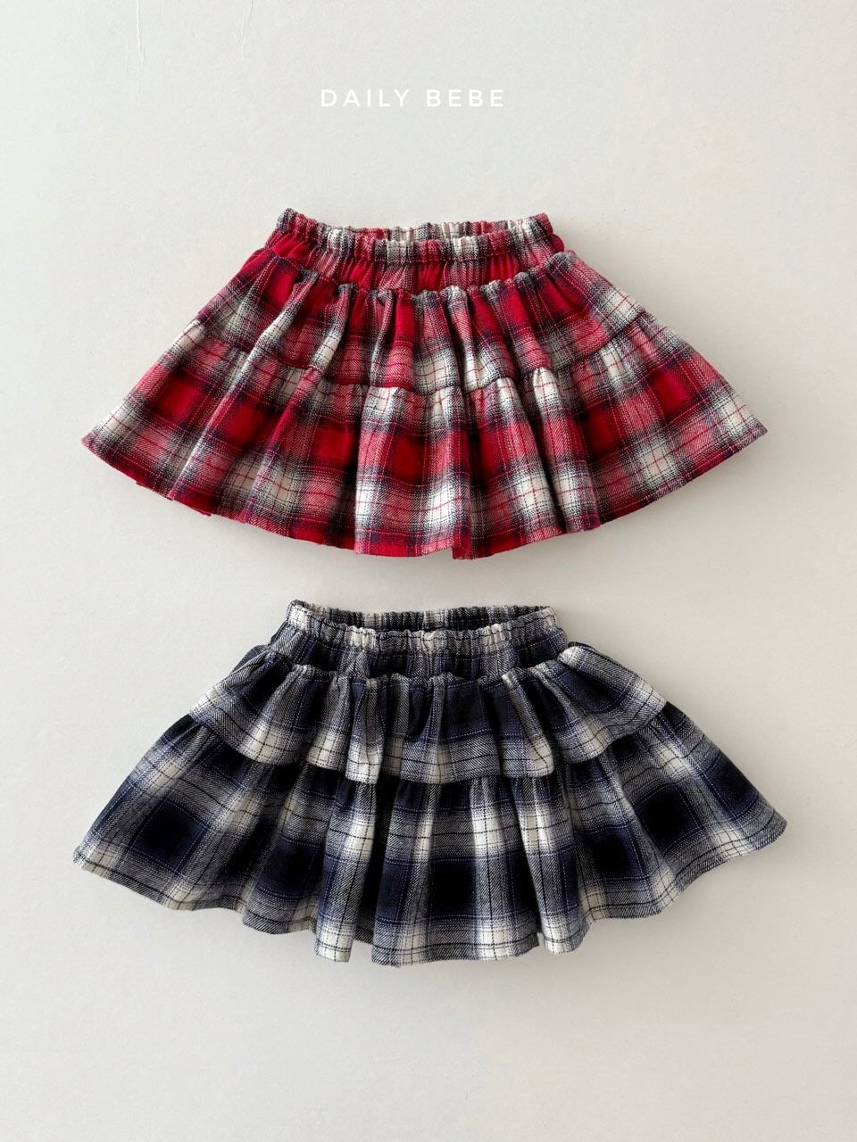 Merry check skirt