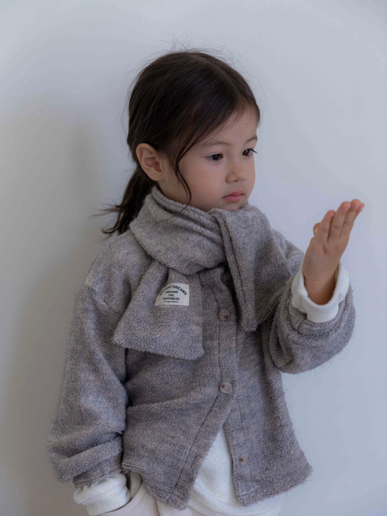 Knit cardigan (knit muffler)