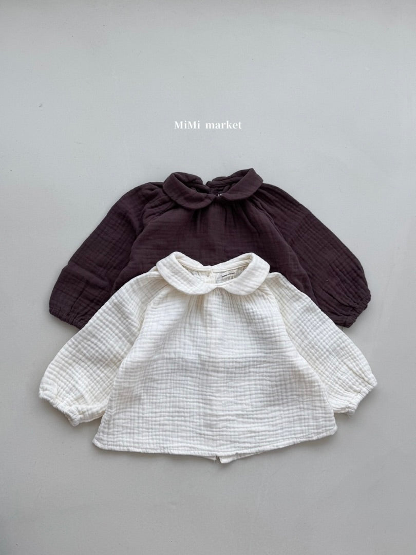Petit collar blouse