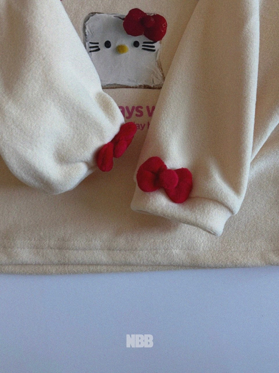 Sweetie ribbon sweatshirt