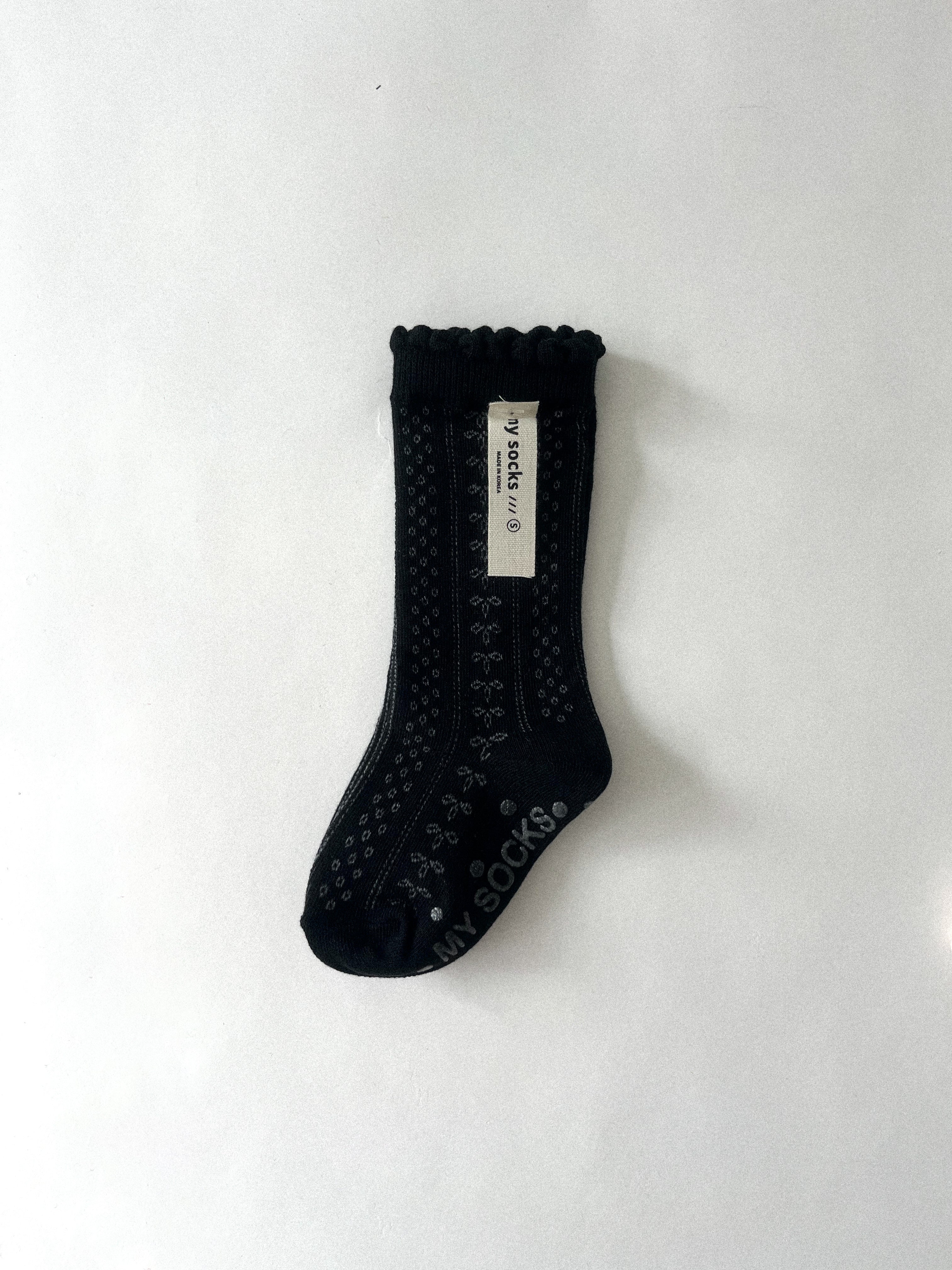 Eyelet socks set