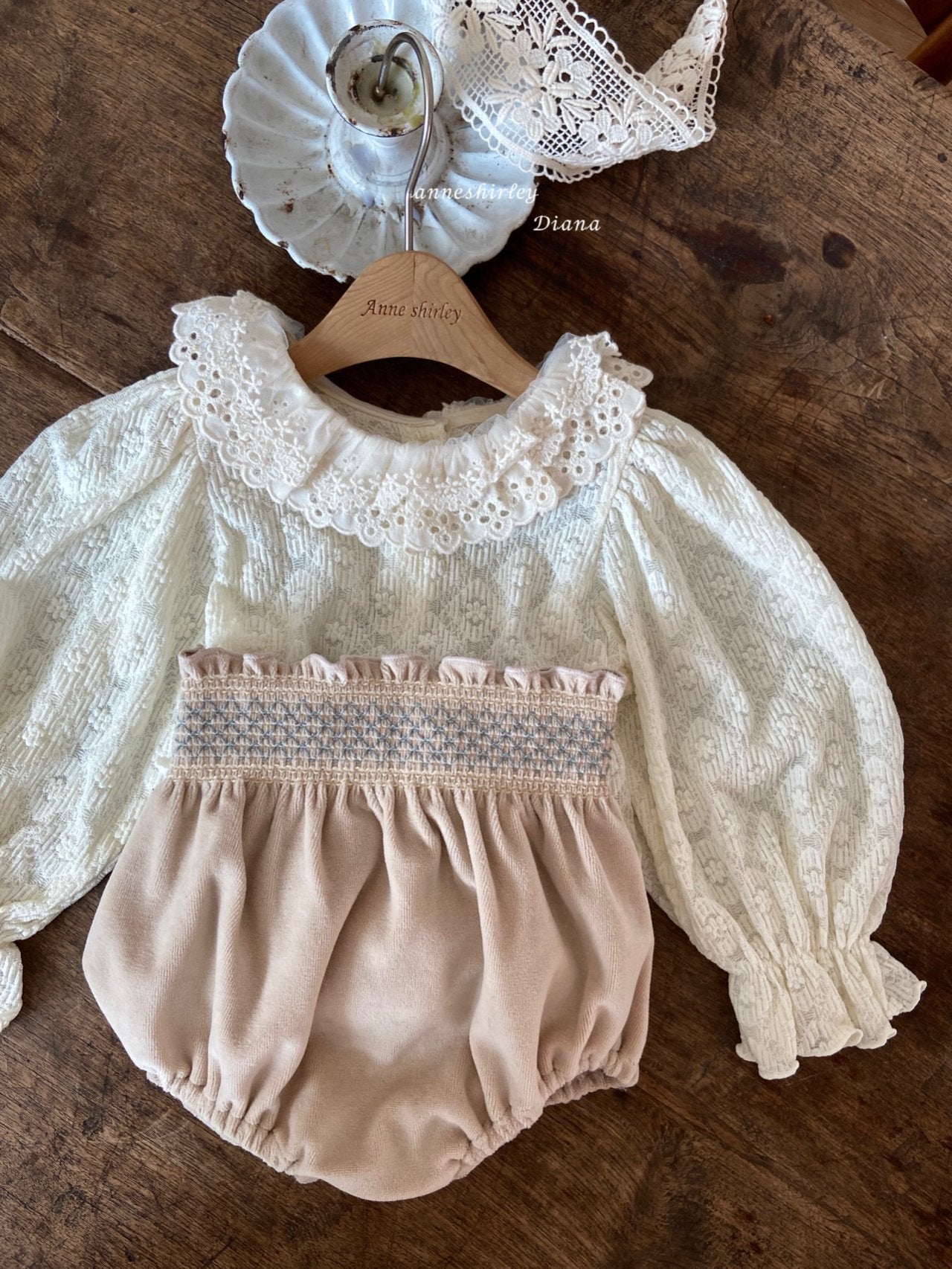 Cotton candy smock bloomer