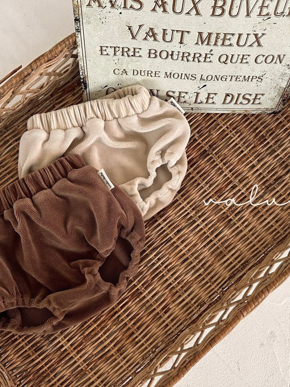 Fluffy velour bloomer (baby)