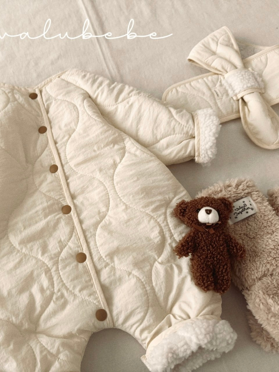 Warm quilted scarf (baby)