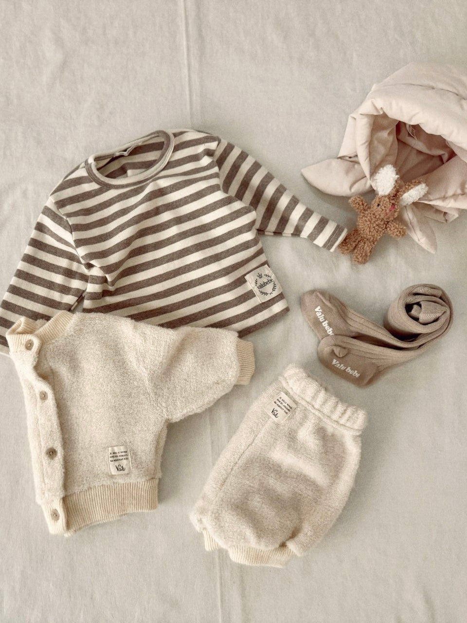 Stripe fluffy T (baby &amp; kids)