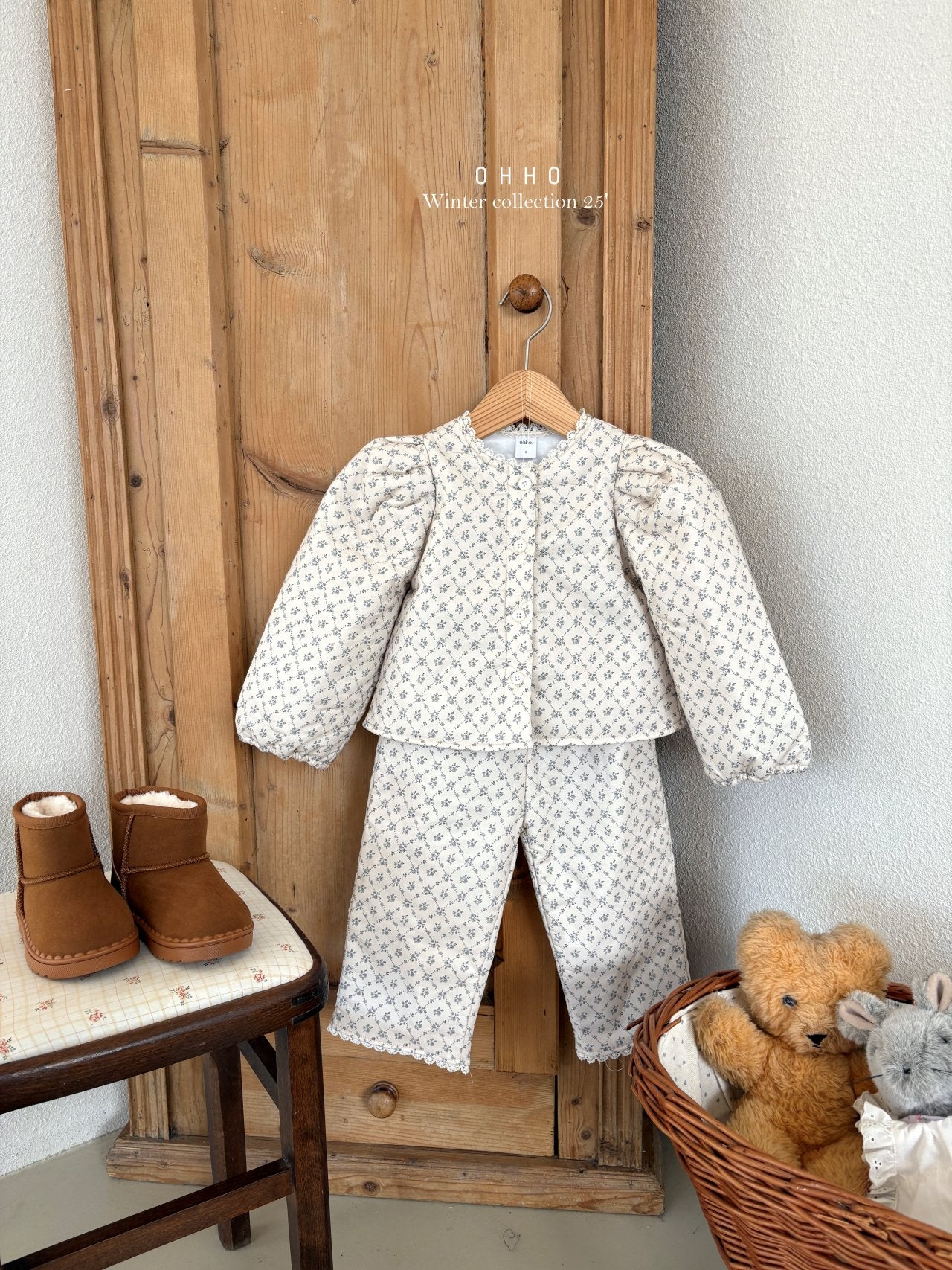 Rose lace padded pants