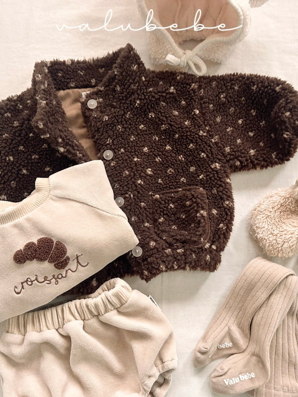 Monet fluffy jacket (baby&amp;kids)