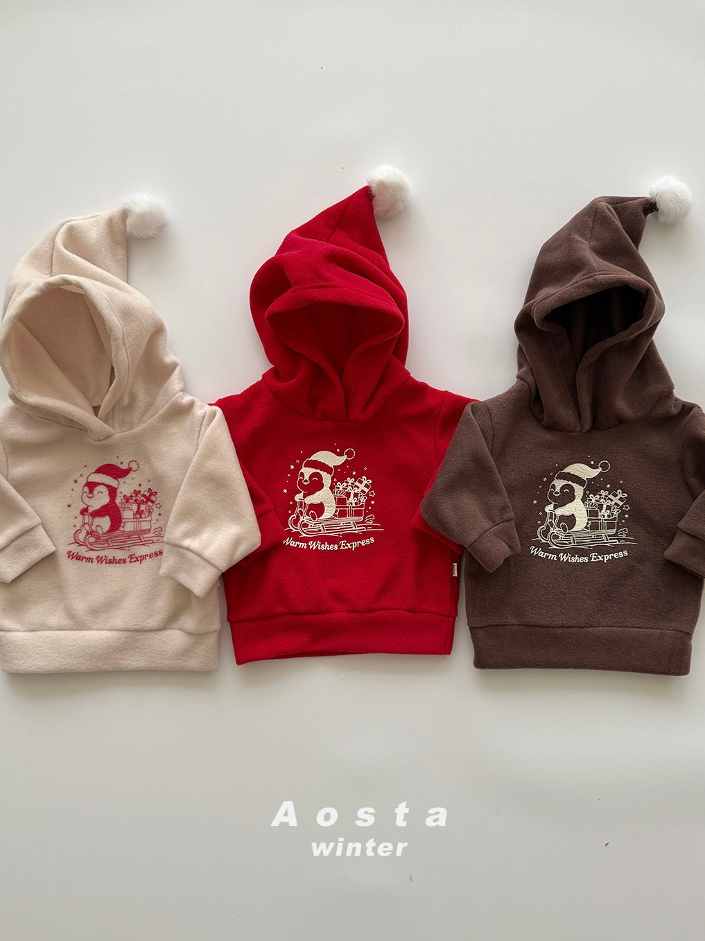 Winter penguin hoodie