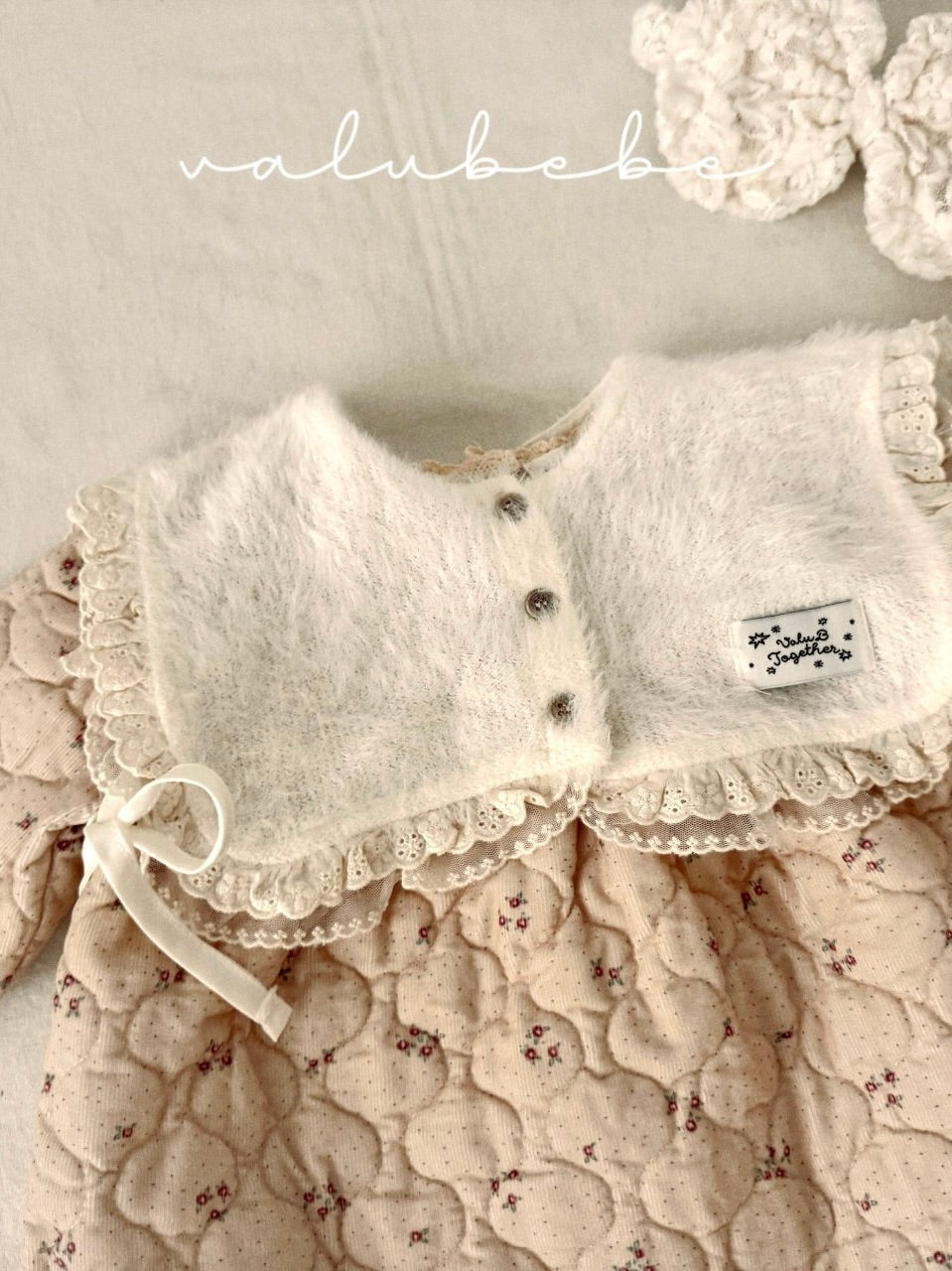 Lace padded one piece (baby)