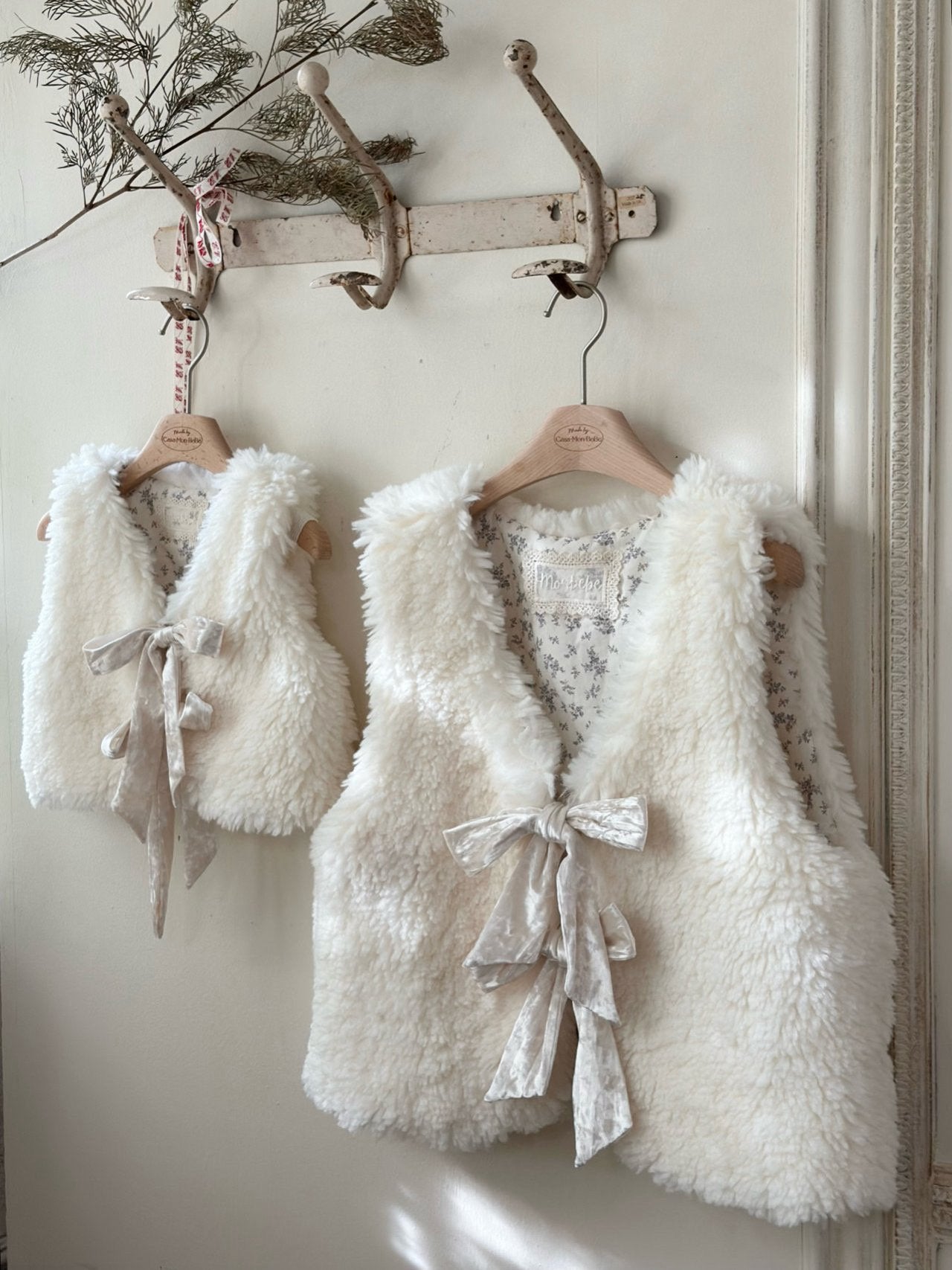 Double sided eco fur vest (mom size)