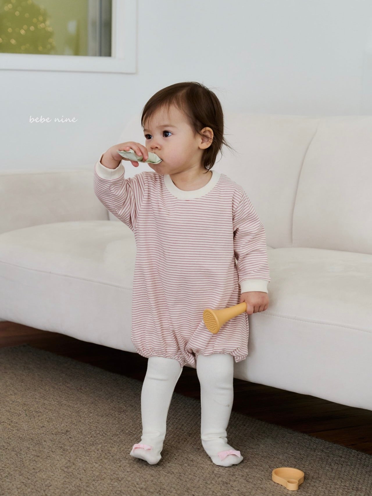 Basic Striped Rompers