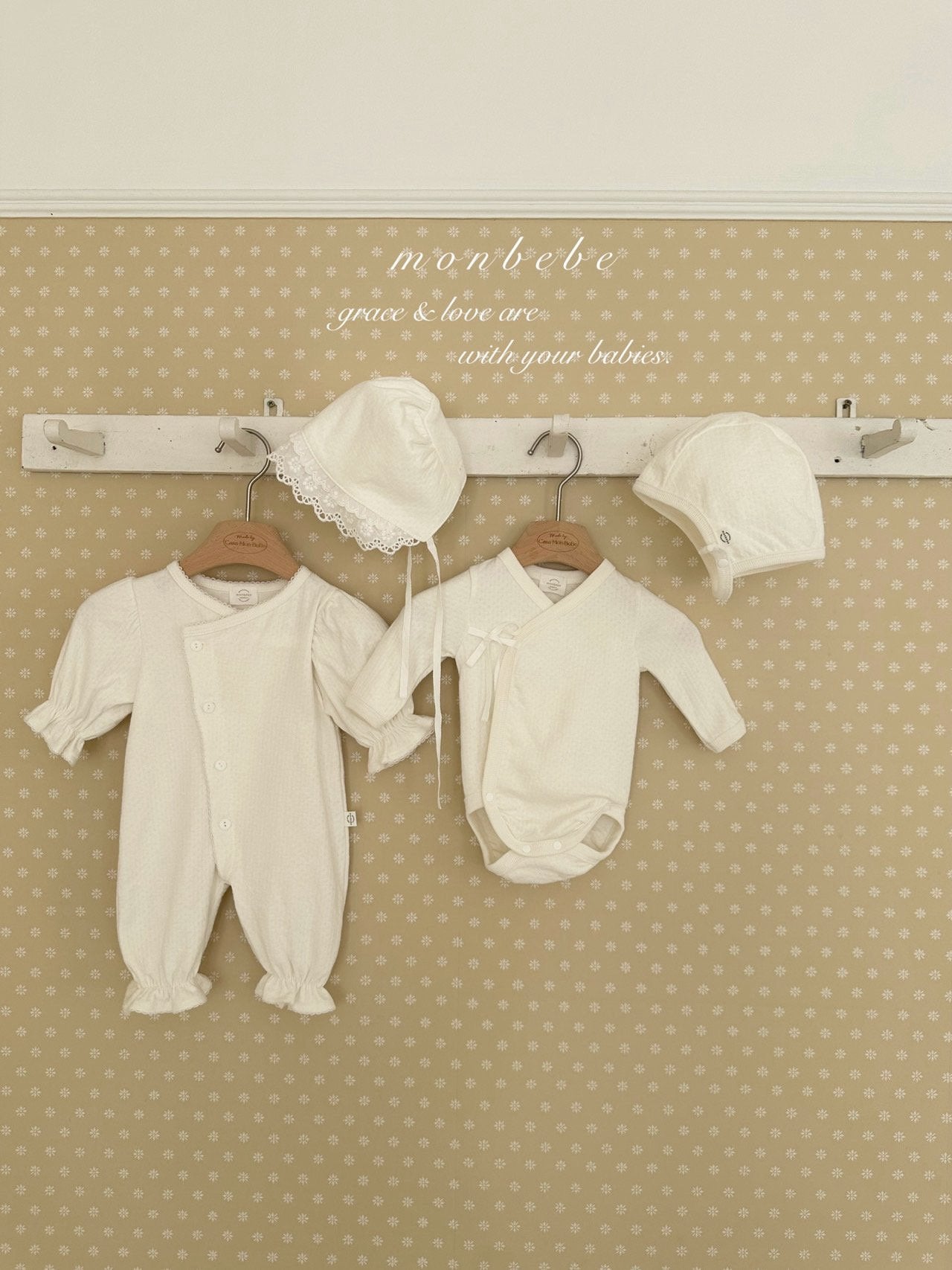 Noah double frill bonnet