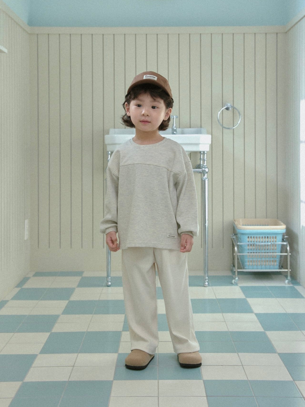 Contrast long sleeve T