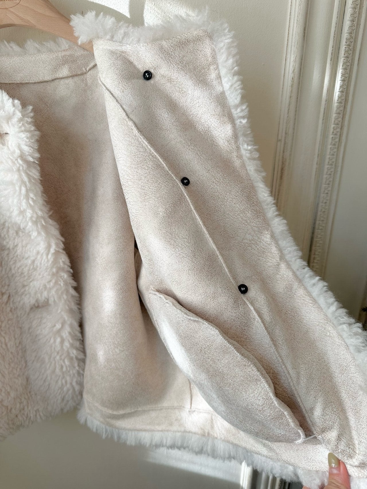 Winter shearling jacket (mom size)