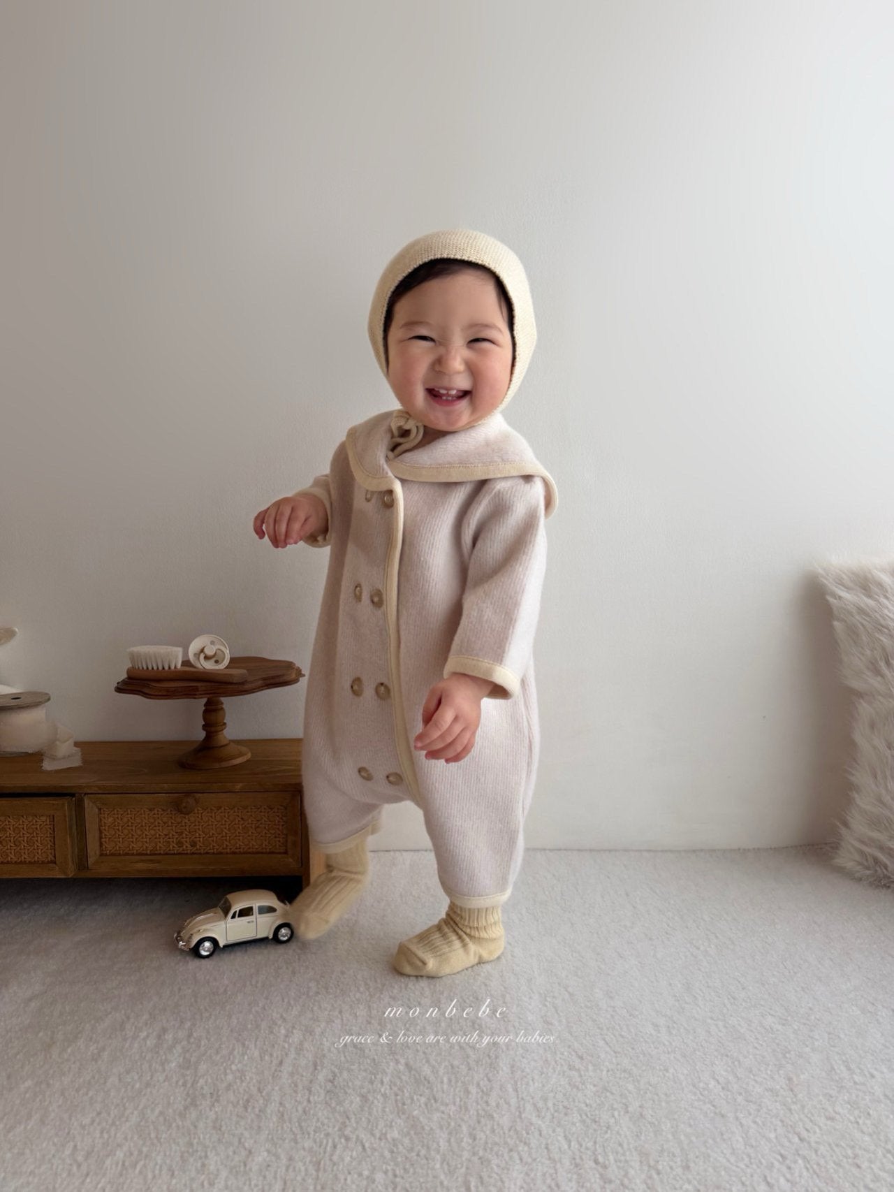 Handmade sailor rompers