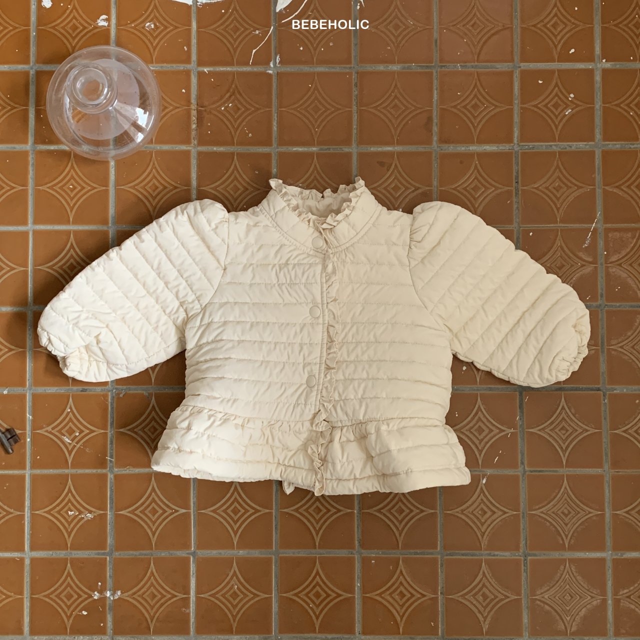 Frill quilting jacket