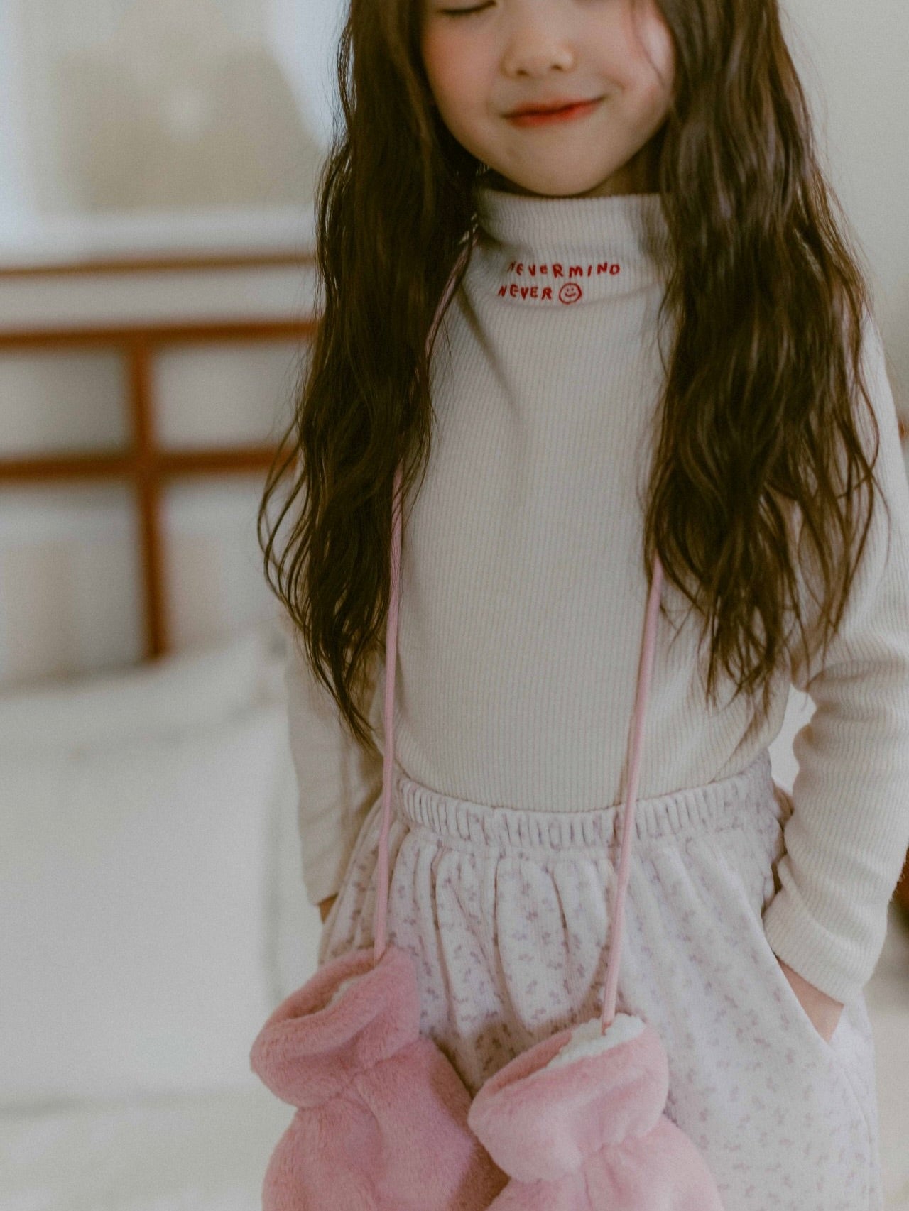 Winter fluffy gloves