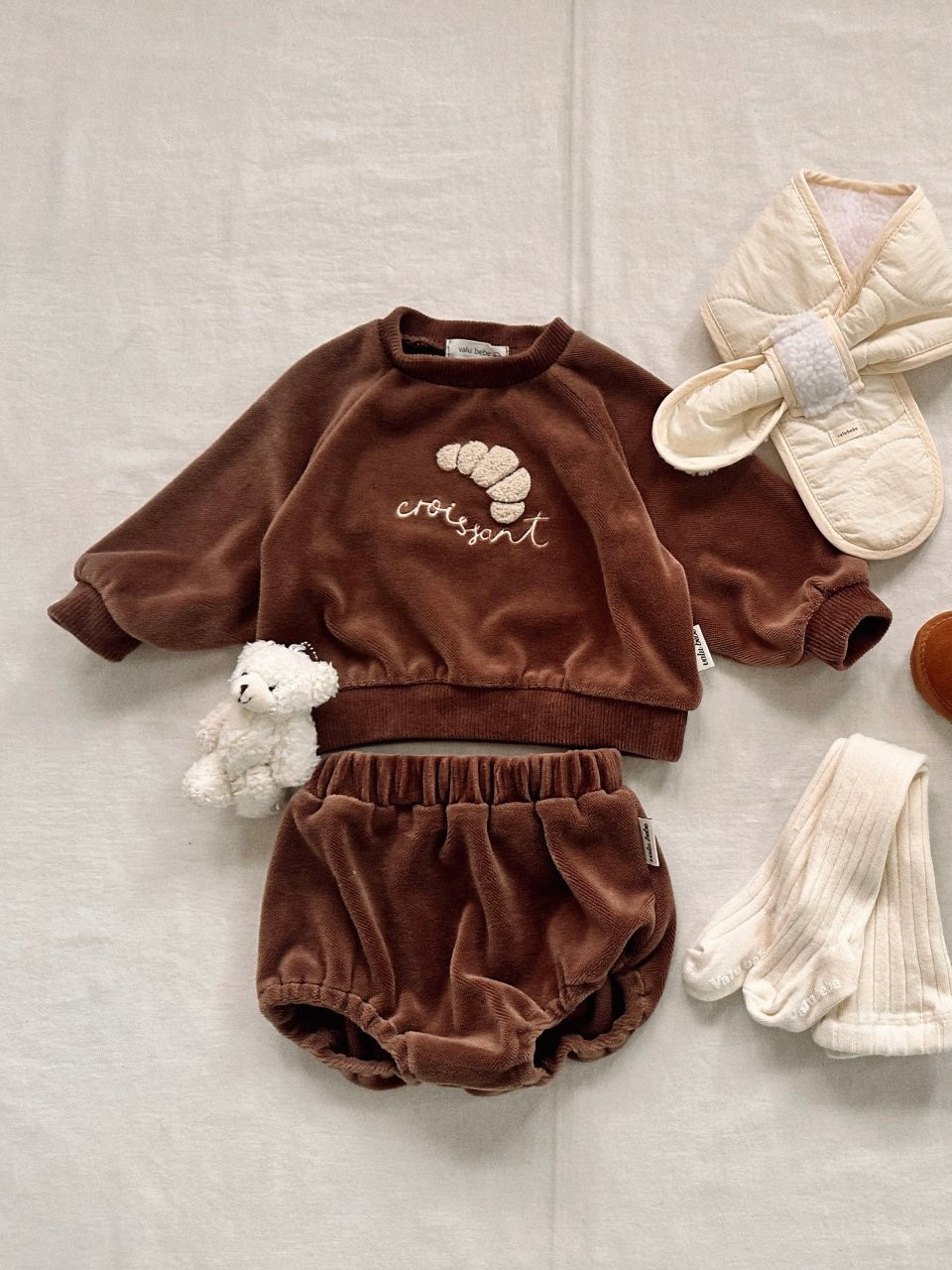 Warm quilted scarf (baby)