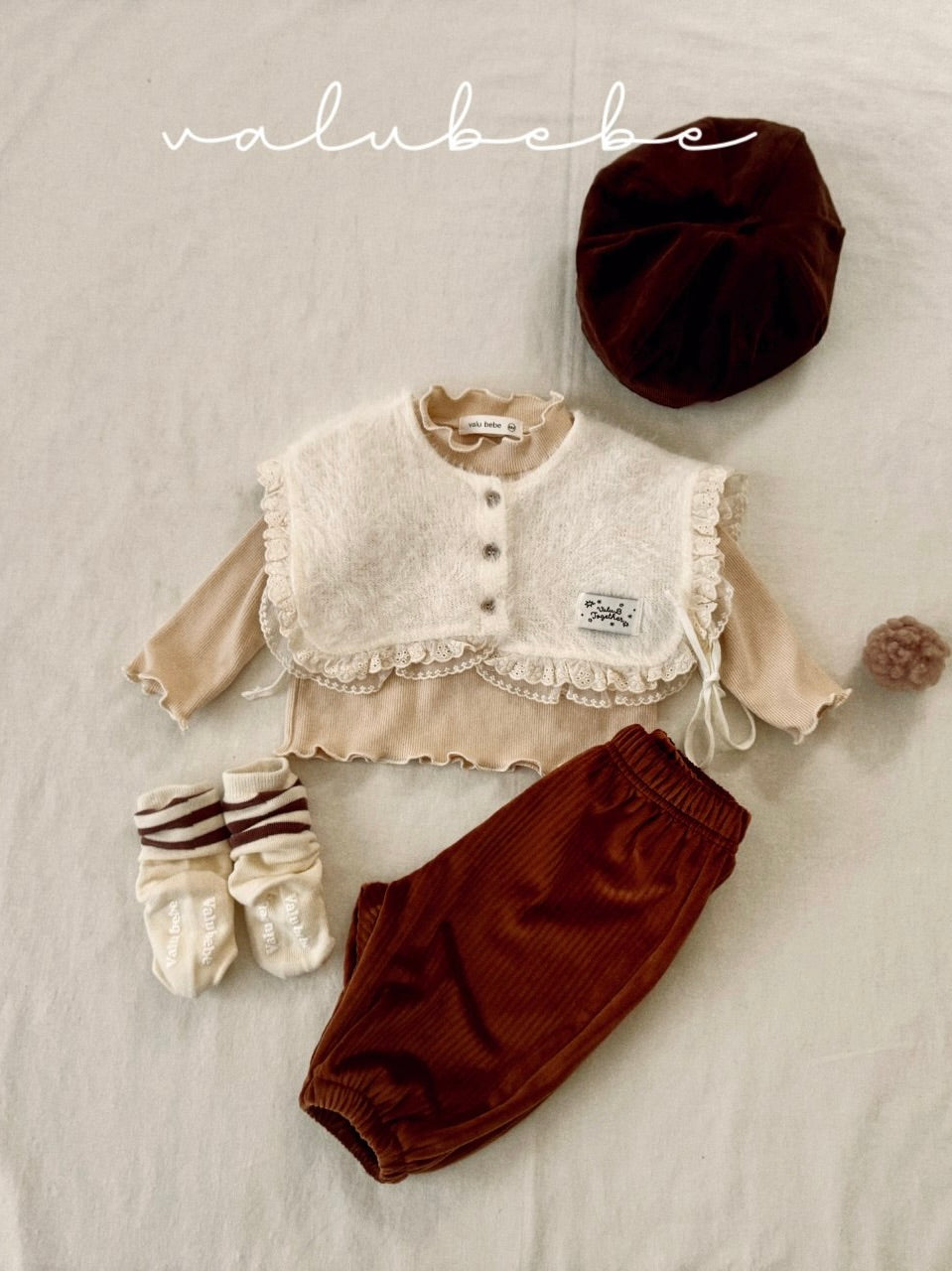 Roman corduroy beret (baby)