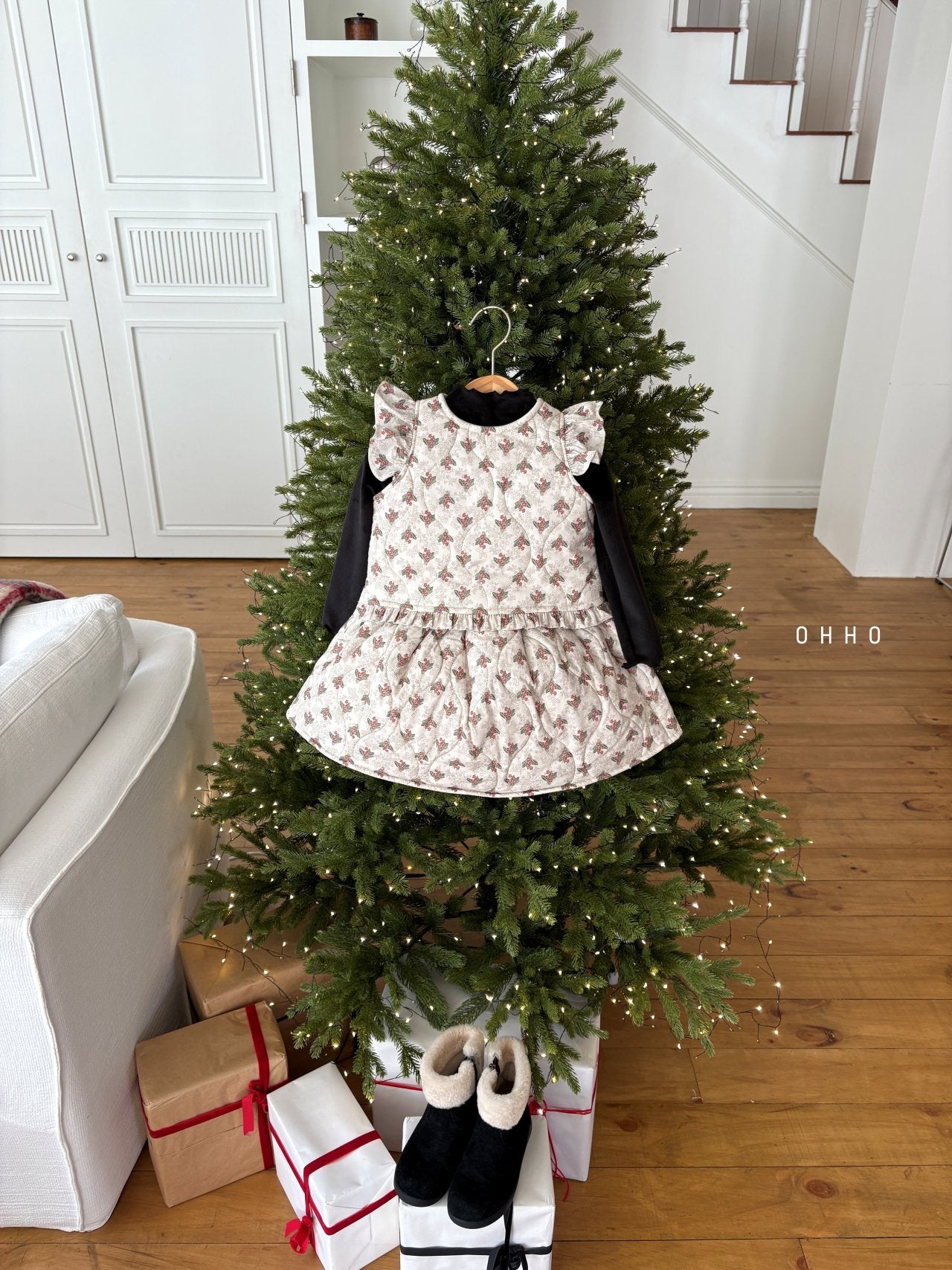 Snowberry quilted skirt