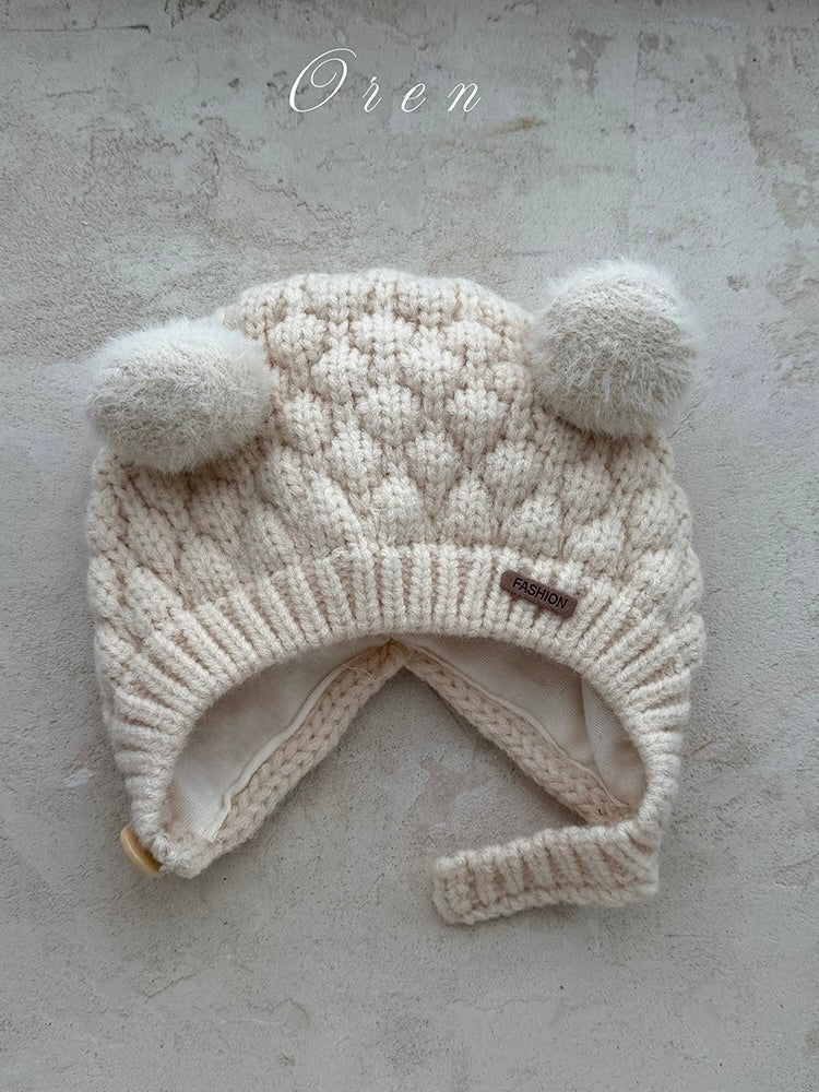 Bonbon knit bonnet (baby)