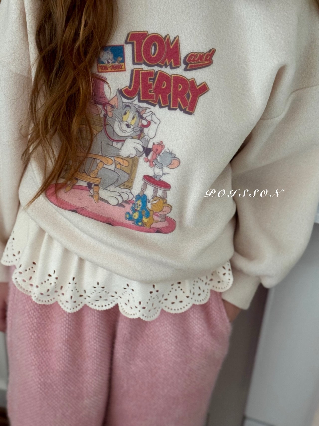 Tom and Jerry fleece sweatshirt
