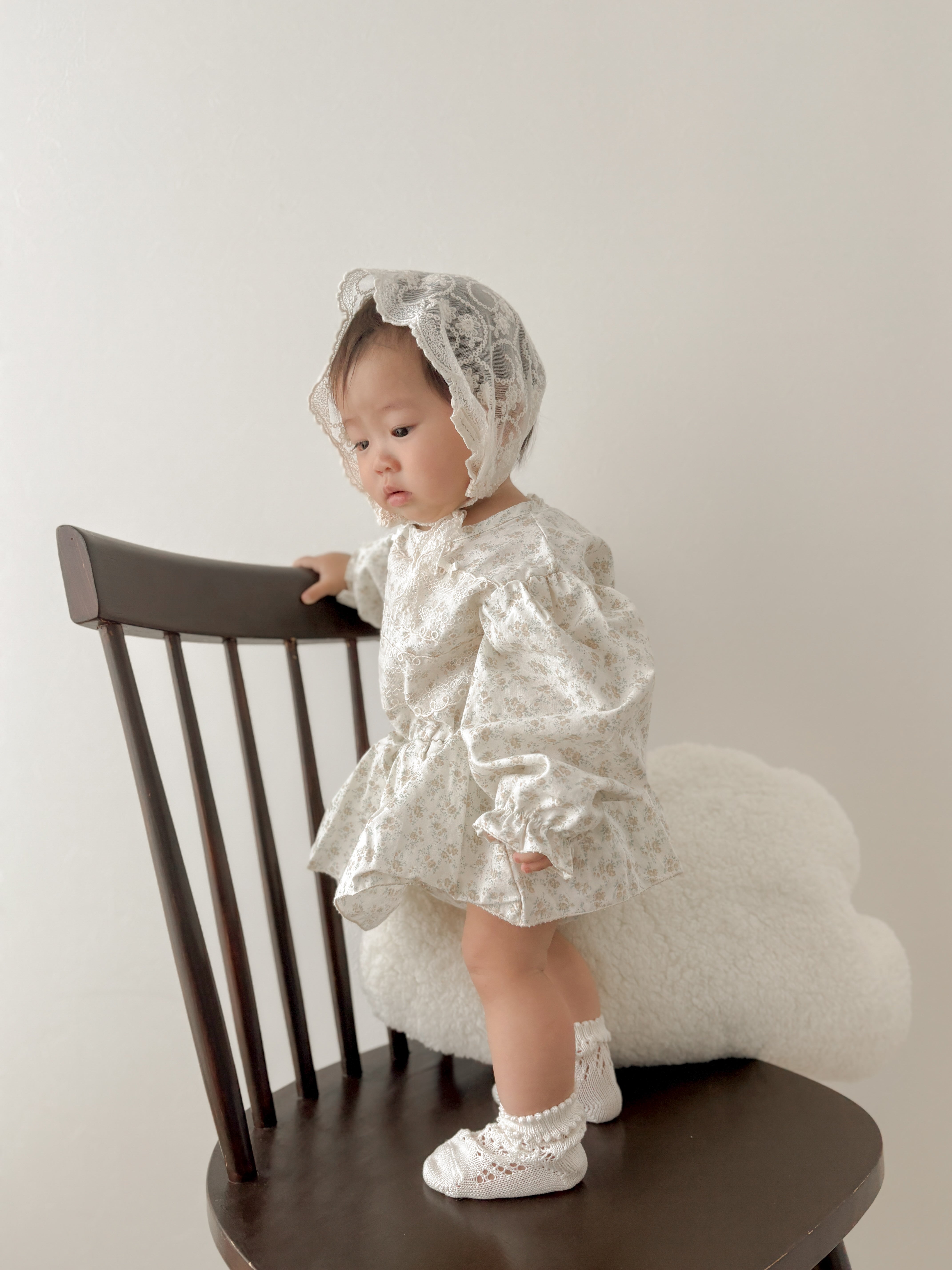 Elegant floral rompers