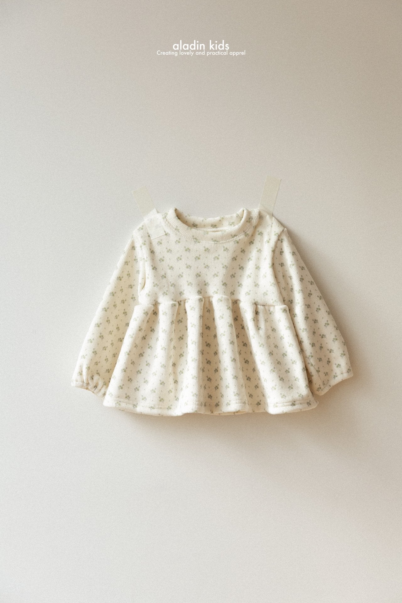 Winter cozy rib blouse