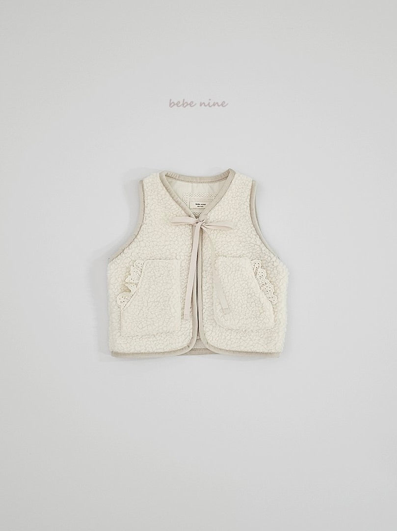 Teddy Frill Vest