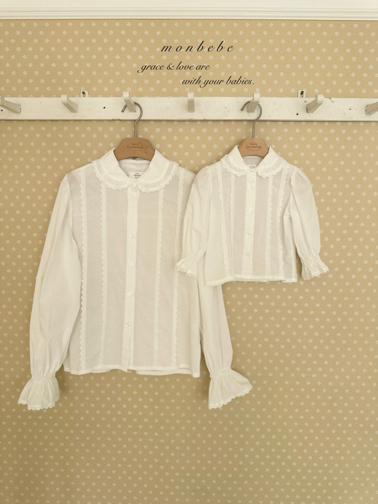 pepe lace blouse (mom size)