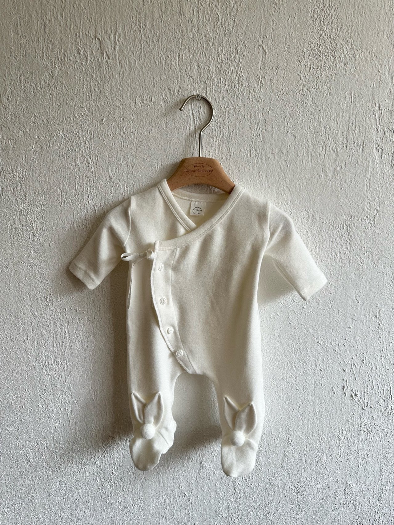 Bunny footed rompers