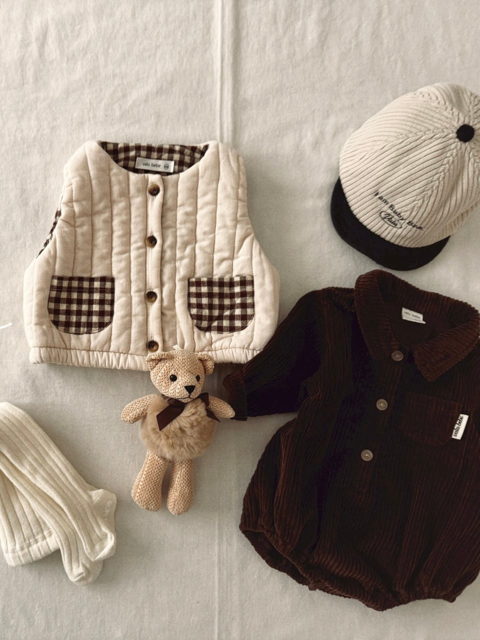 Bene corduroy rompers (baby)