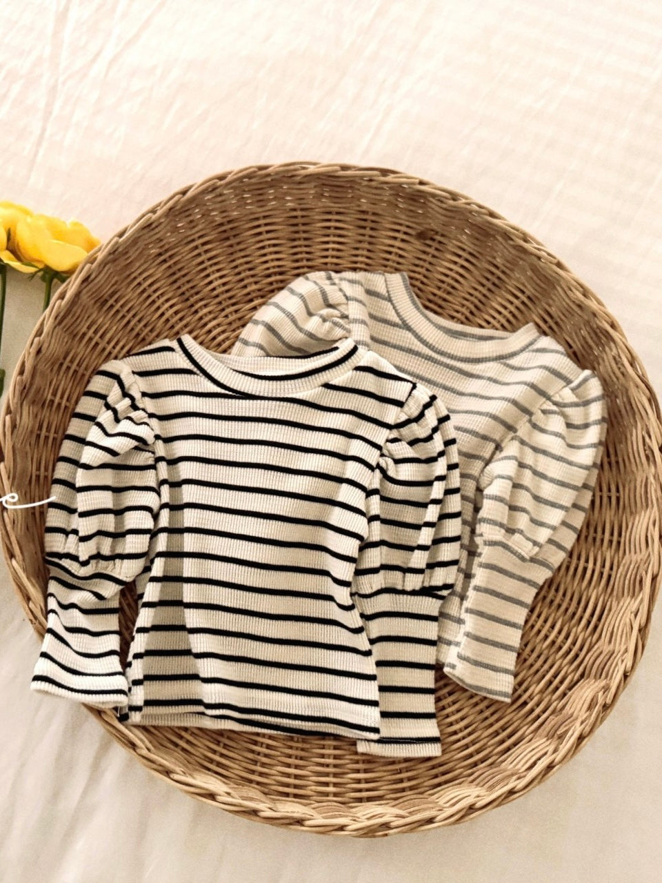 Ella stripe puffy T