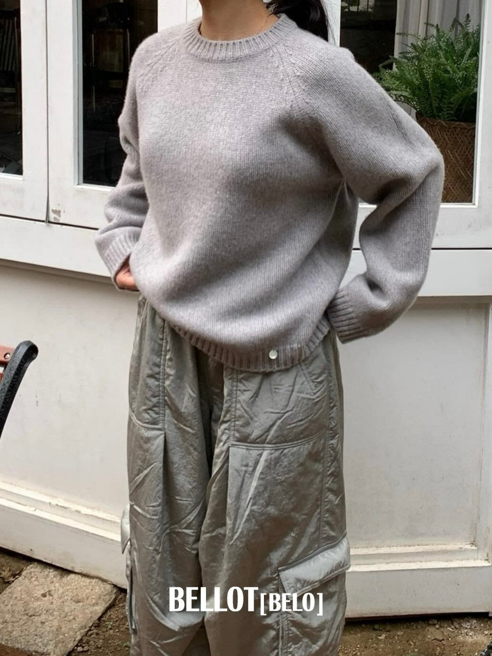 Berry knit (mom size)