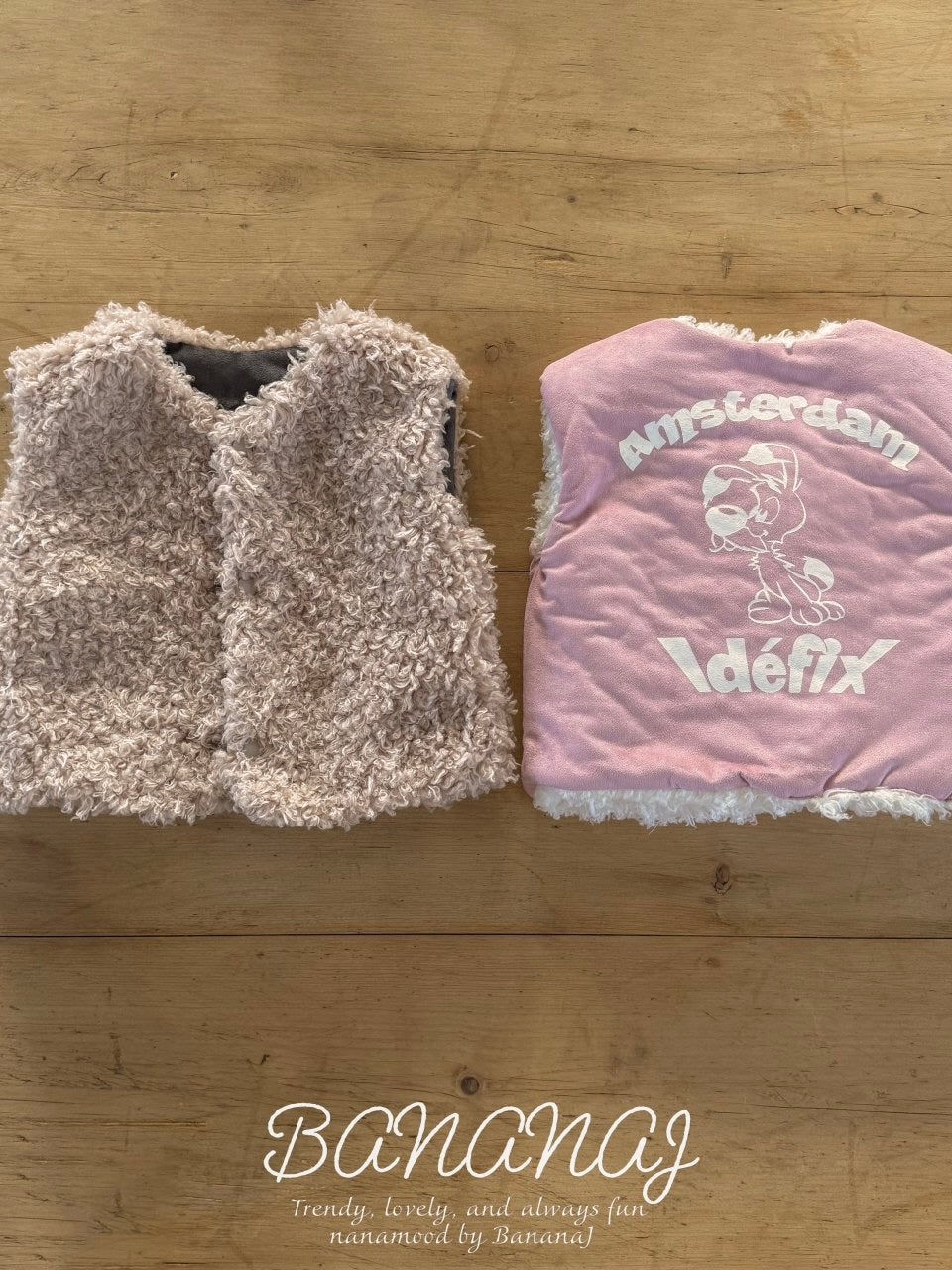 Soft reversible vest