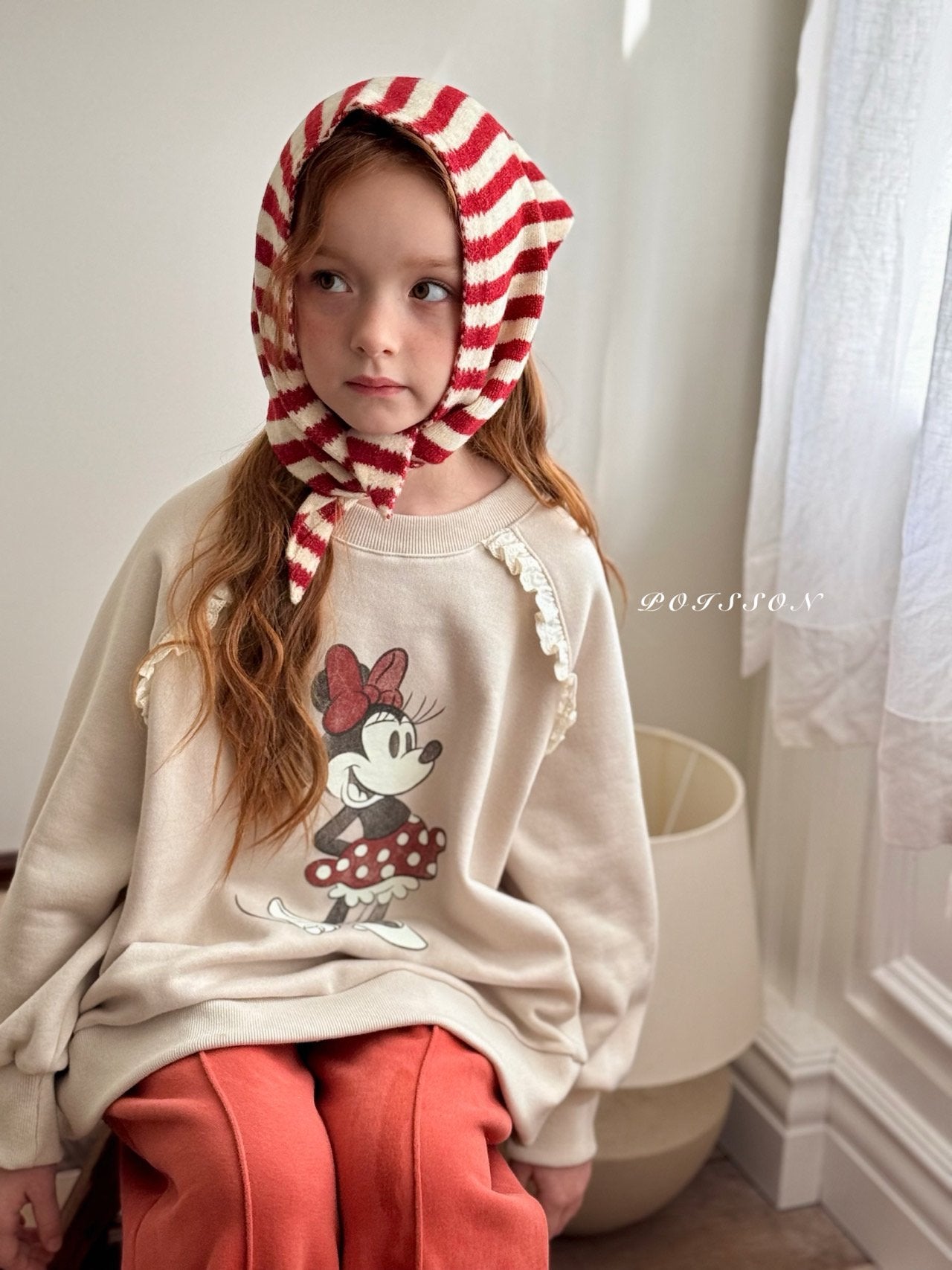 Petit frill jogger pants