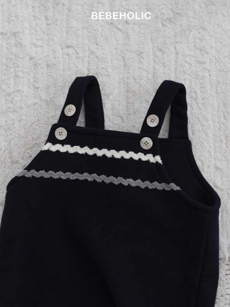 Mori suspender rompers