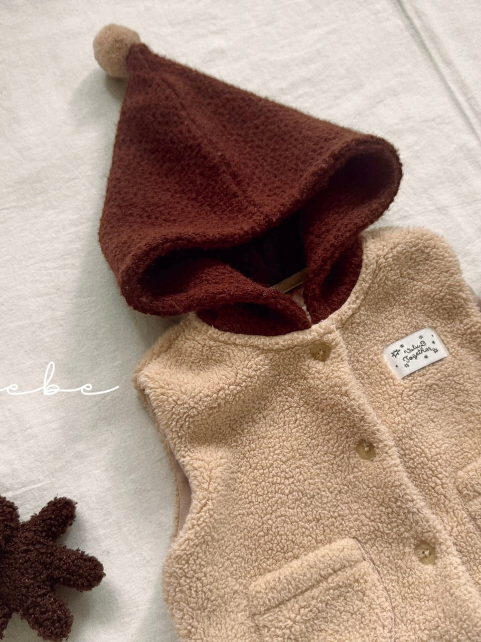 Drop fluffy vest (baby)