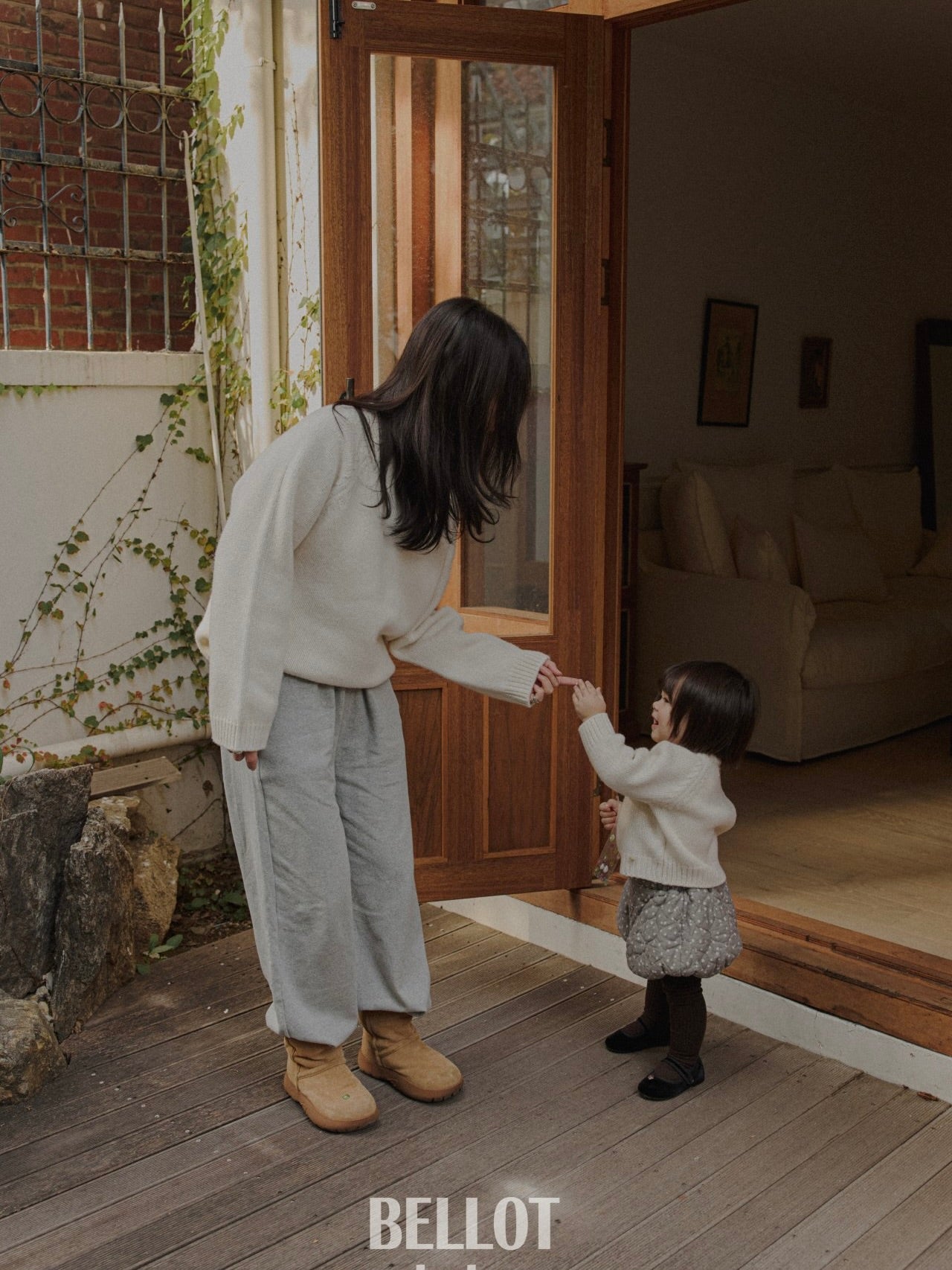 Berry knit (mom size)