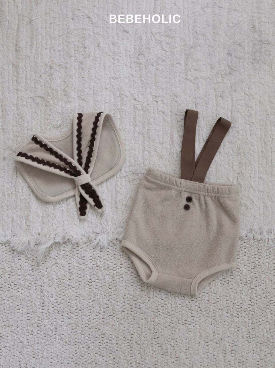 Scarf + terry bloomer set