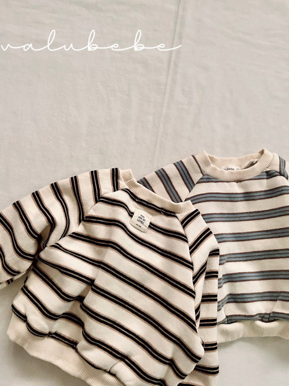 Multi striped fleece sweatshirt (baby&amp;kids)